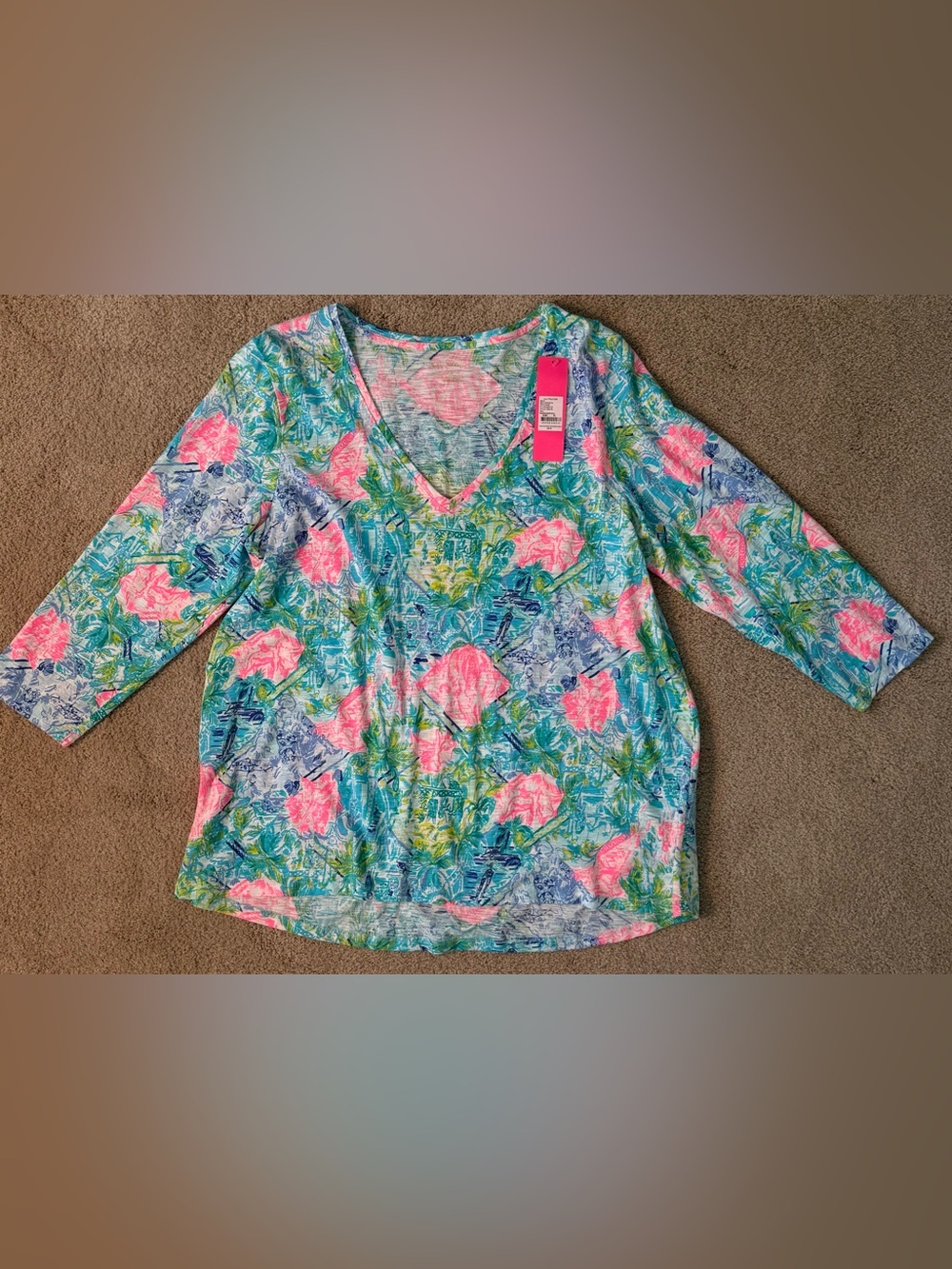 🆕 LILLY PULITZER ETTA 3/4 LENGTH SLEEVES